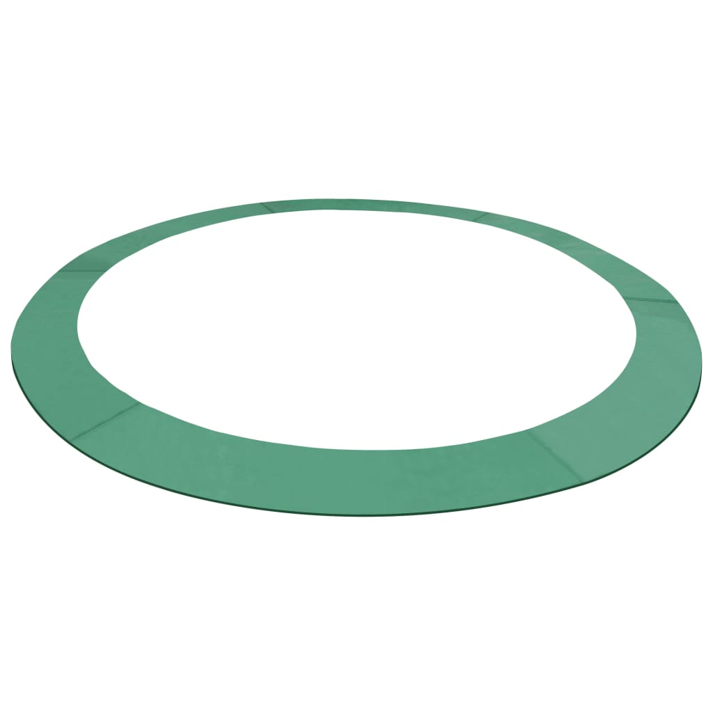 vidaXL Sigurnosna podloga PE zelena za okrugli trampolin od 3,96 m