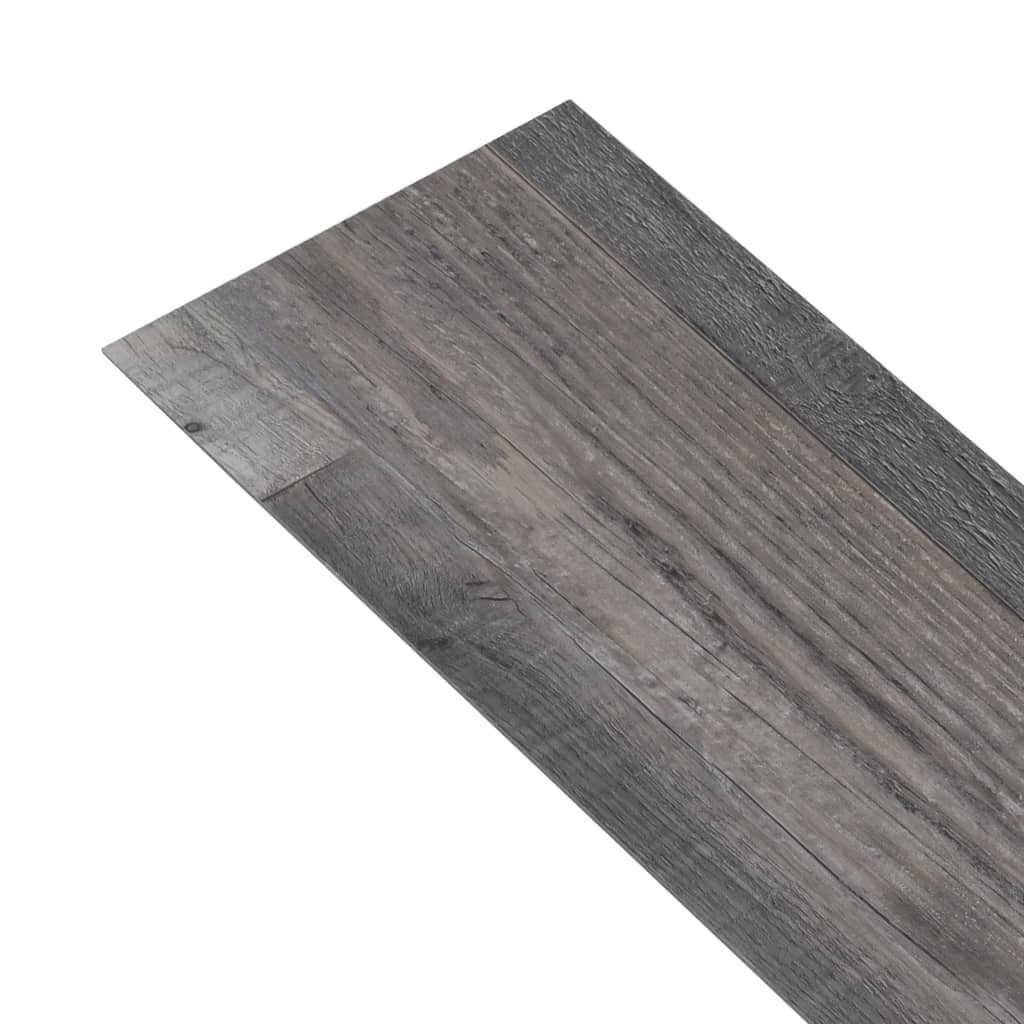 vidaXL Nesamoljepljive podne obloge PVC 5,26 m² 2 mm industrijsko drvo
