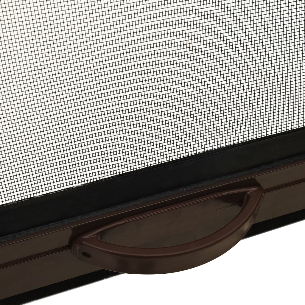 vidaXL Zaslon protiv insekata za prozore smeđi 150 x 170 cm