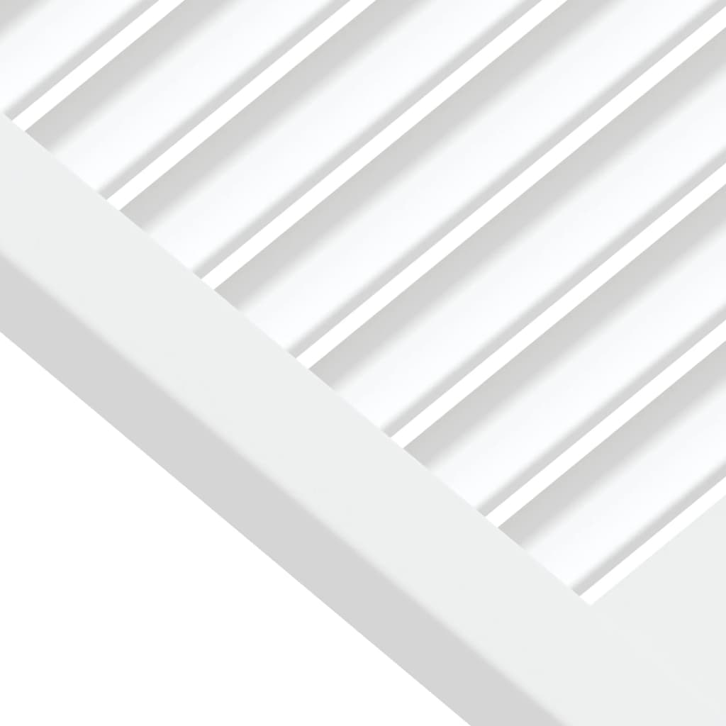 vidaXL Vrata za ormarić rešetkasta 4 kom bijela 61,5x49,4 cm borovina
