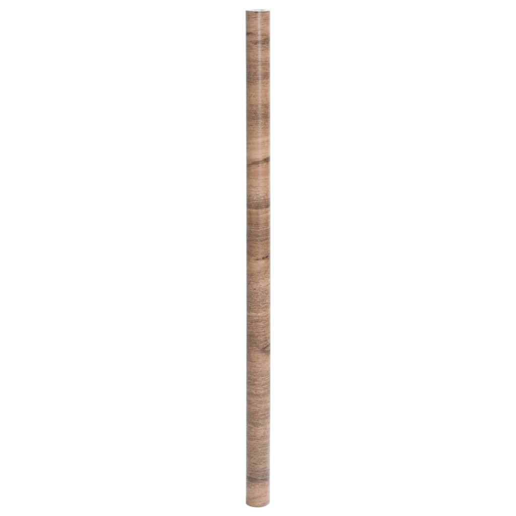 vidaXL Naljepnice za namještaj samoljepljive izgled drva 90x500 cm PVC