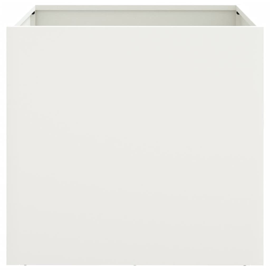 vidaXL Sadilica bijela 42 x 40 x 39 cm od hladno valjanog čelika