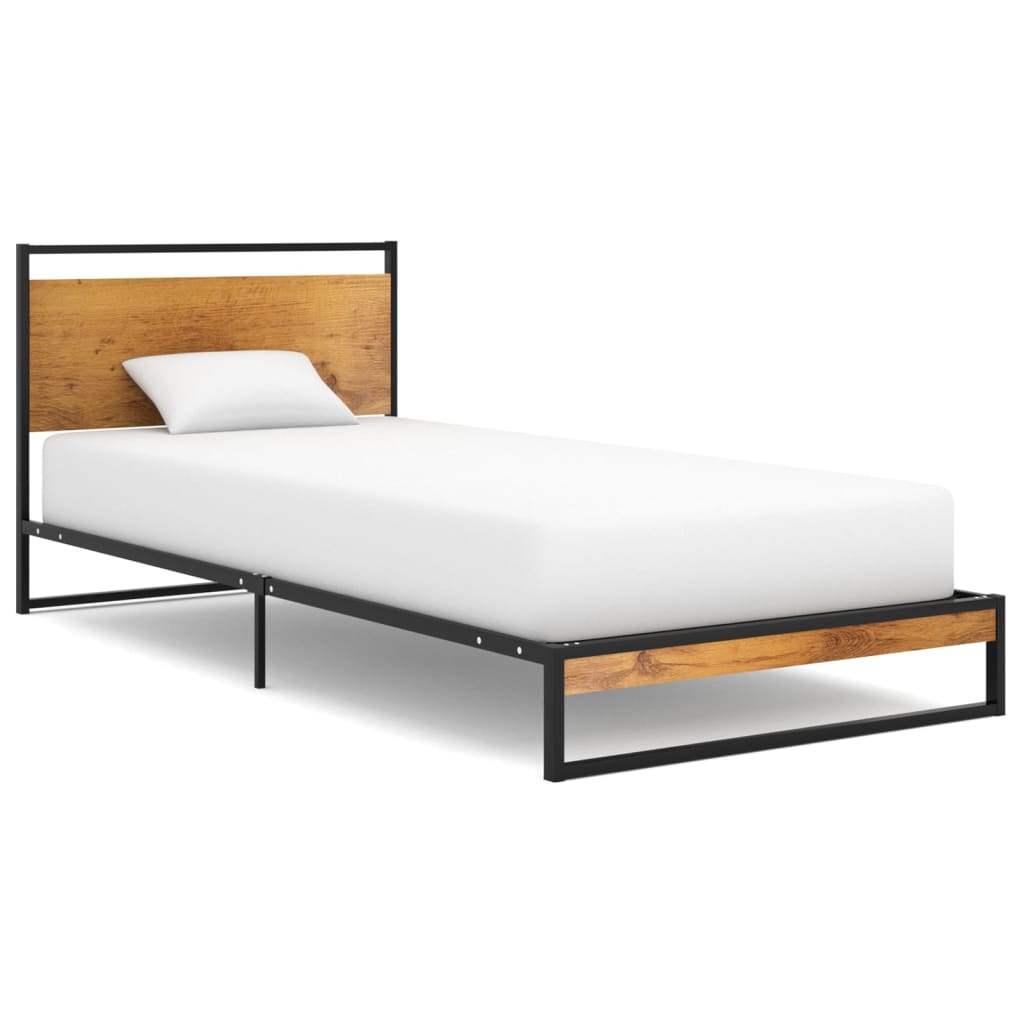 vidaXL Okvir za krevet metalni 100 x 200 cm