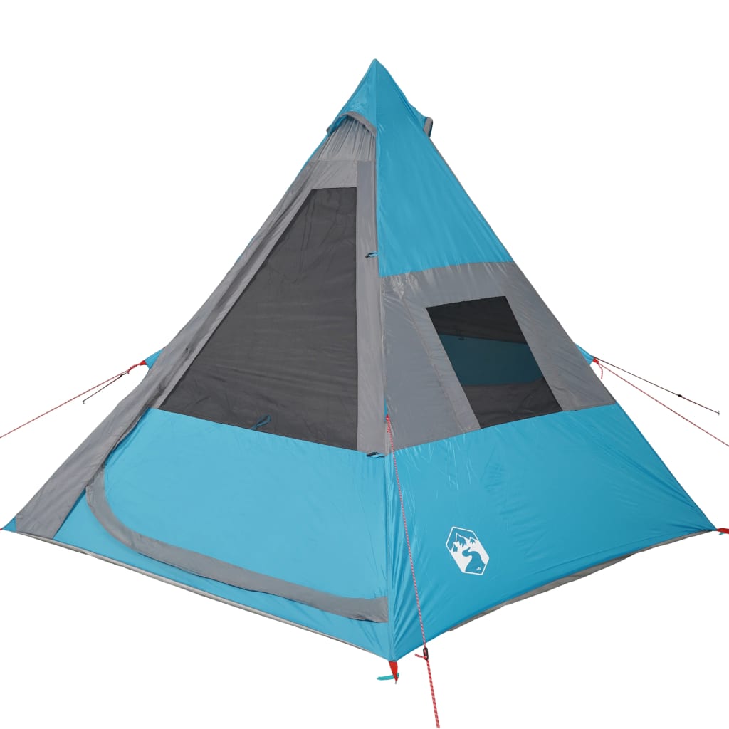 vidaXL Šator za kampiranje za 7 osoba plavi vodootporni