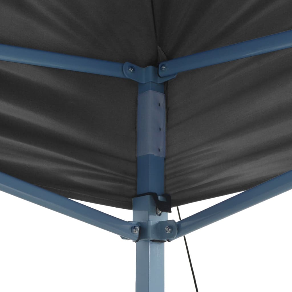 vidaXL Sklopivi šator za zabave 3 x 6 m antracit