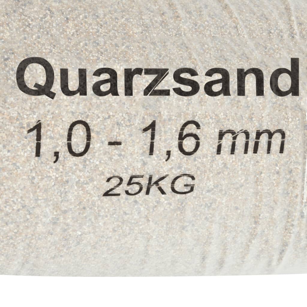 vidaXL Filtarski pijesak 25 kg 1,0 - 1,6 mm