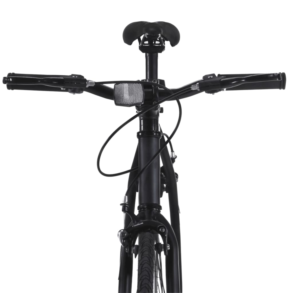 vidaXL Bicikl s fiksnim zupčanikom crni 700c 51 cm