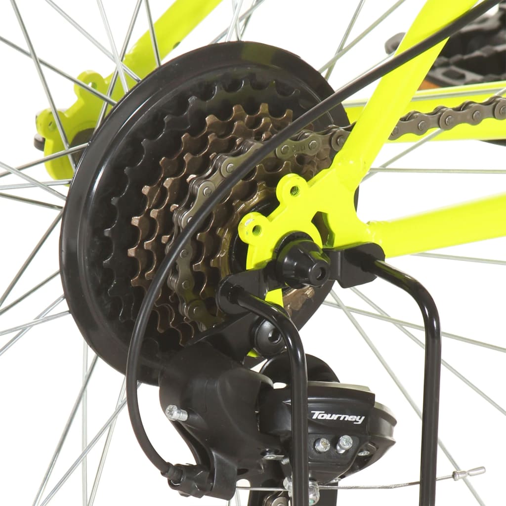 vidaXL Brdski bicikl 21 brzina kotači od 26 " okvir od 49 cm crni