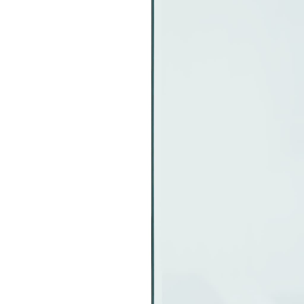 vidaXL Staklena ploča za kamin pravokutna 100x60 cm