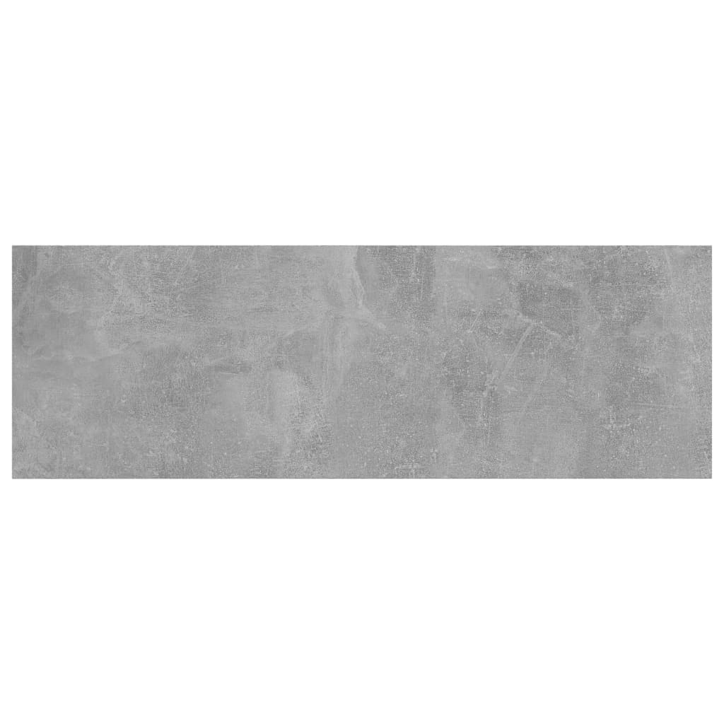 vidaXL Police za knjige 4 kom siva boja betona 60x20x1,5 cm od iverice