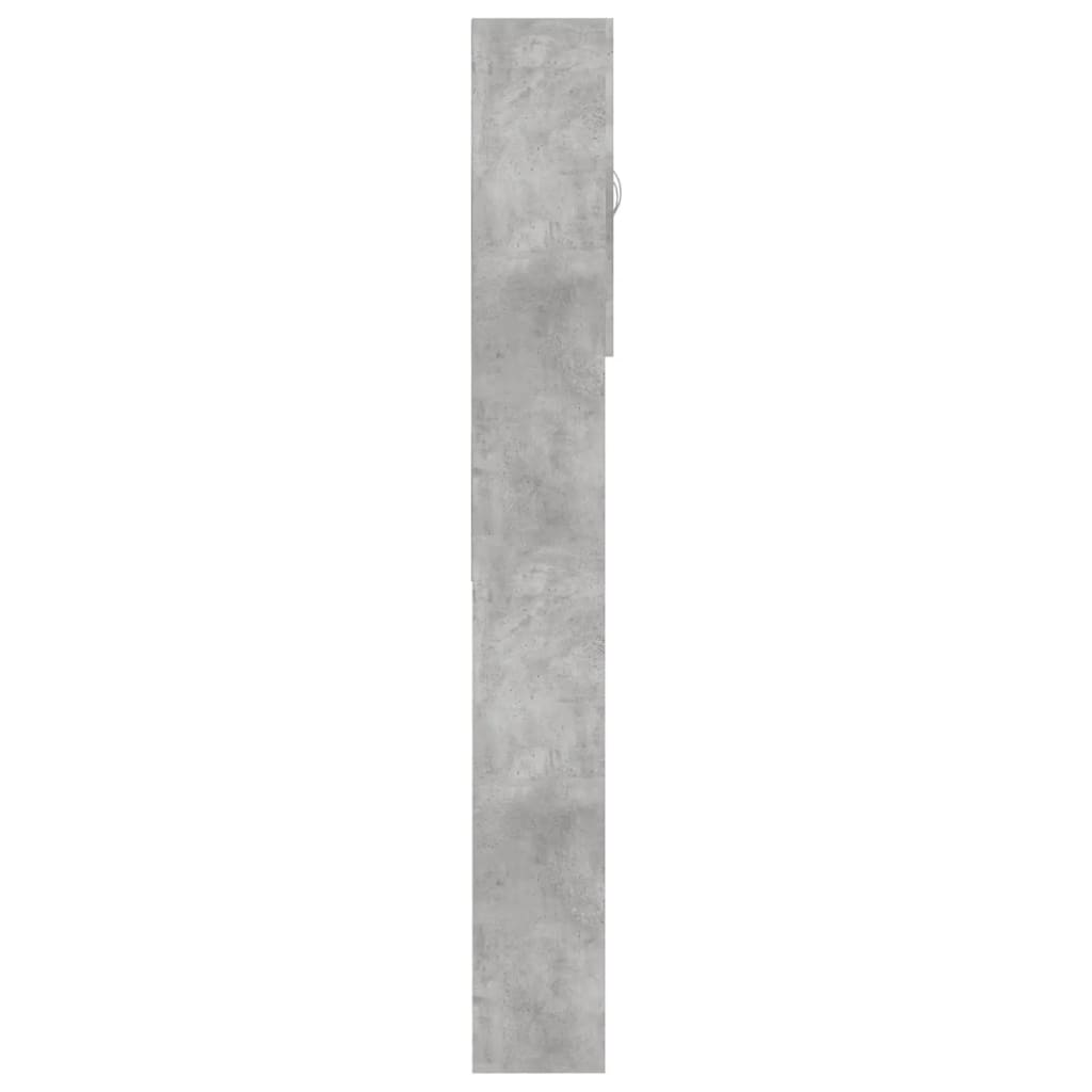 vidaXL Ormarić za perilicu rublja siva boja betona 64 x 25,5 x 190 cm