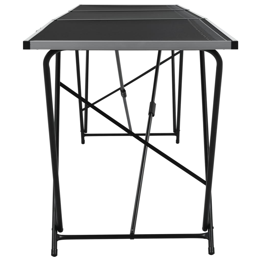 vidaXL Sklopivi stol za lijepljenje od MDF-a i aluminija 300 x 60 x 78 cm