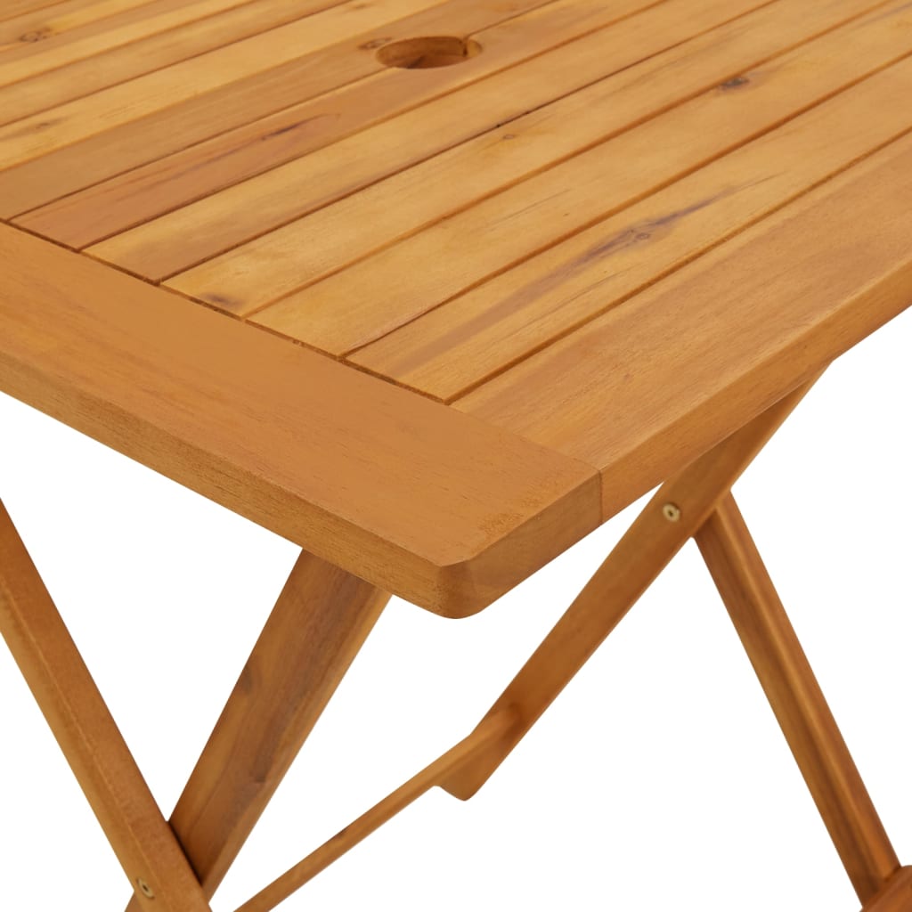 vidaXL Sklopivi vrtni stol 60 x 60 x 75 cm od masivnog bagremovog drva