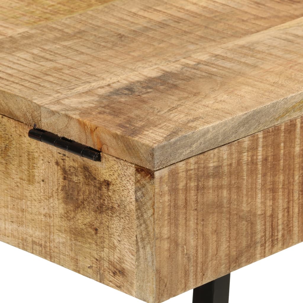 vidaXL Toaletni stolić 105x35x75 cm od masivnog drva manga i željeza