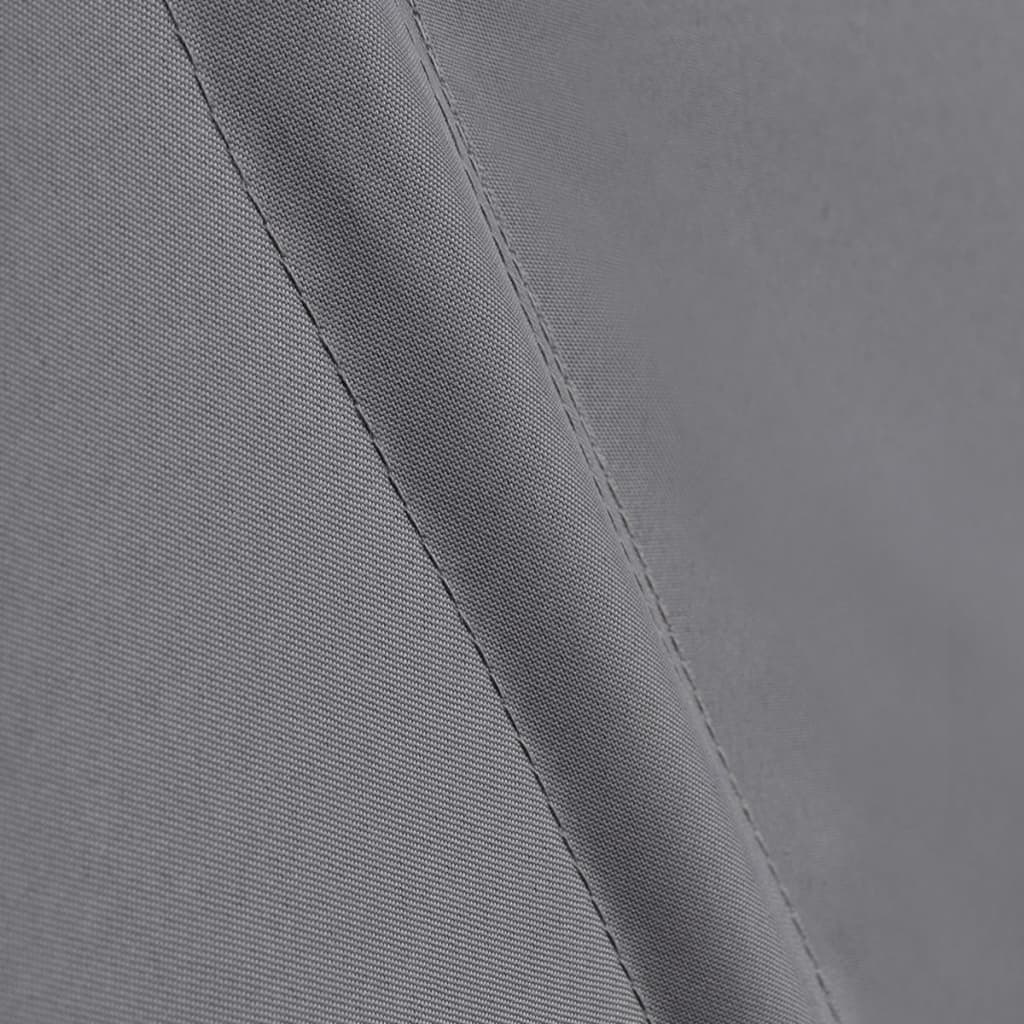vidaXL Sklopiva bočna tenda siva 140 x 140 cm
