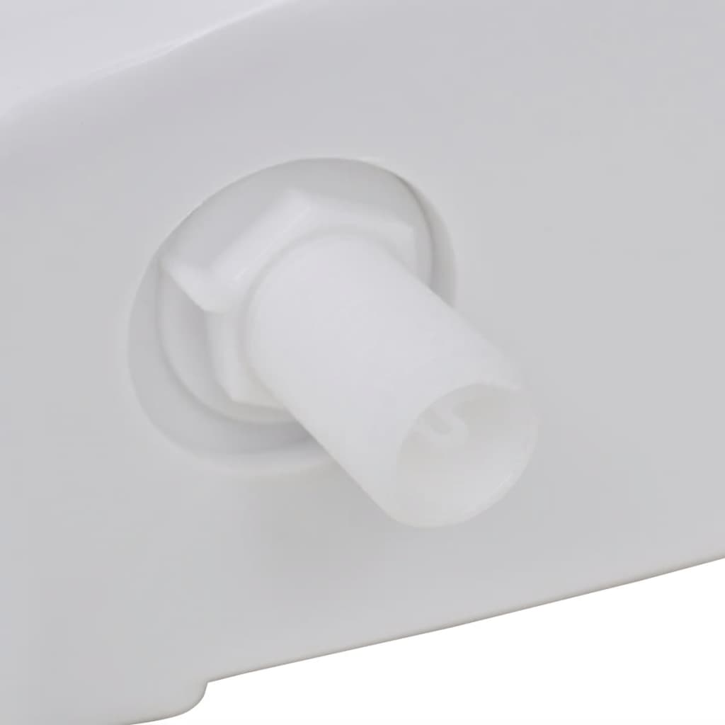 vidaXL Toaletni vodokotlić s donjim otvorom za vodu 3/6 L bijeli