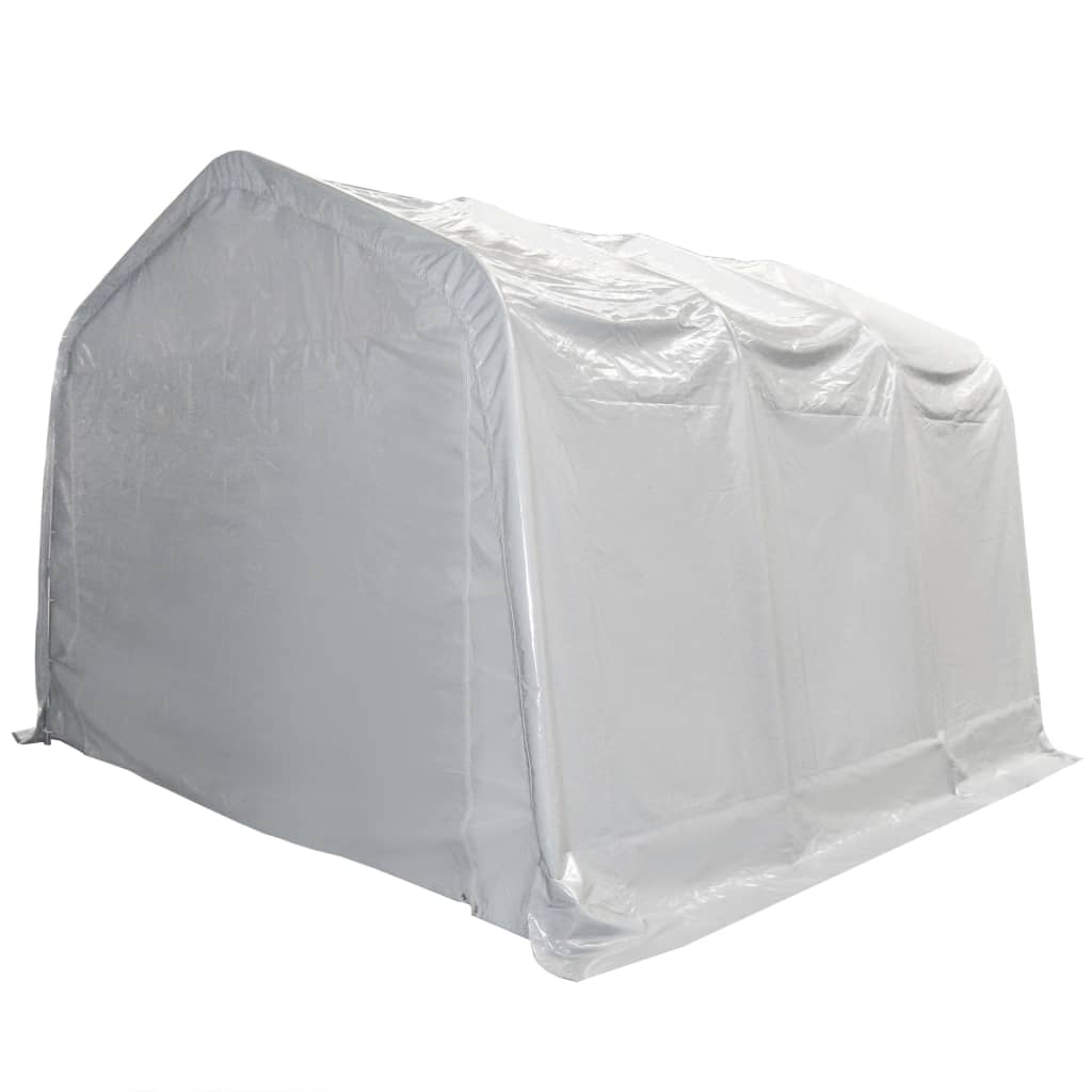 vidaXL Skladišni šator od PVC-a 550 g/m² 4 x 6 m bijeli