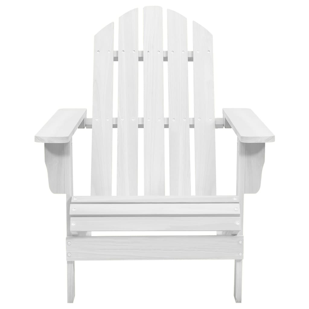 vidaXL Vrtna stolica drvena bijela