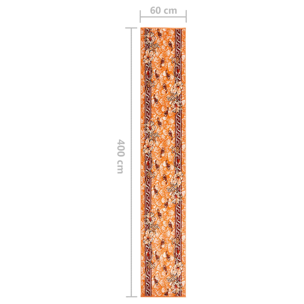 vidaXL Tepih-staza BCF boja cigle 60 x 400 cm