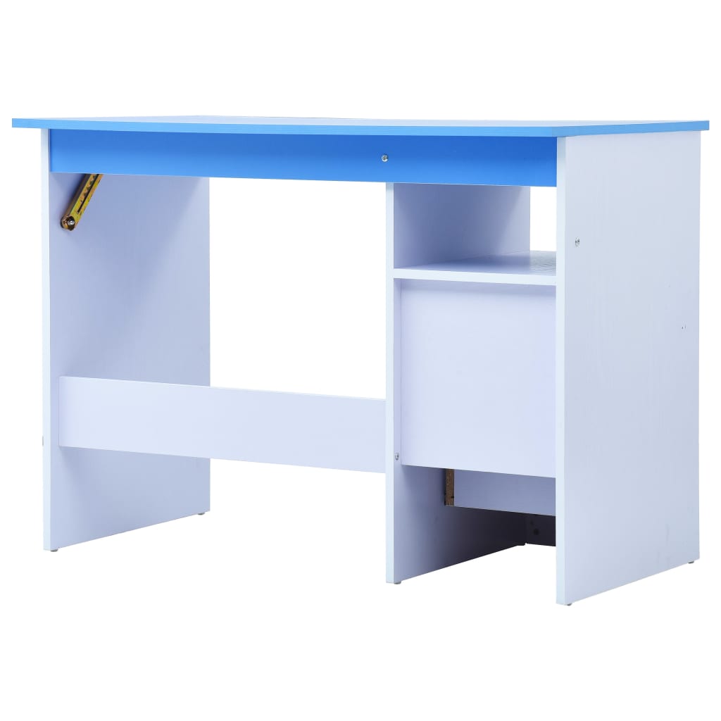 vidaXL Dječji nagibni stol za učenje i crtanje plavo-bijeli