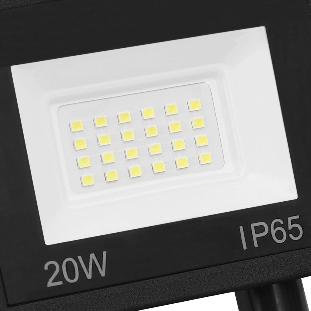 vidaXL LED reflektor sa senzorom 20 W topli bijeli