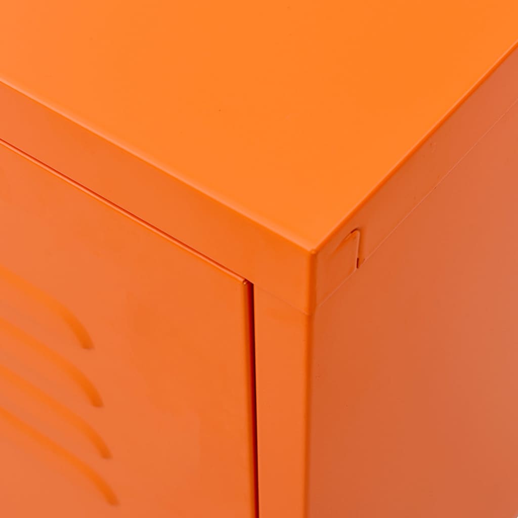 vidaXL TV ormarić narančasti 105 x 35 x 50 cm čelični