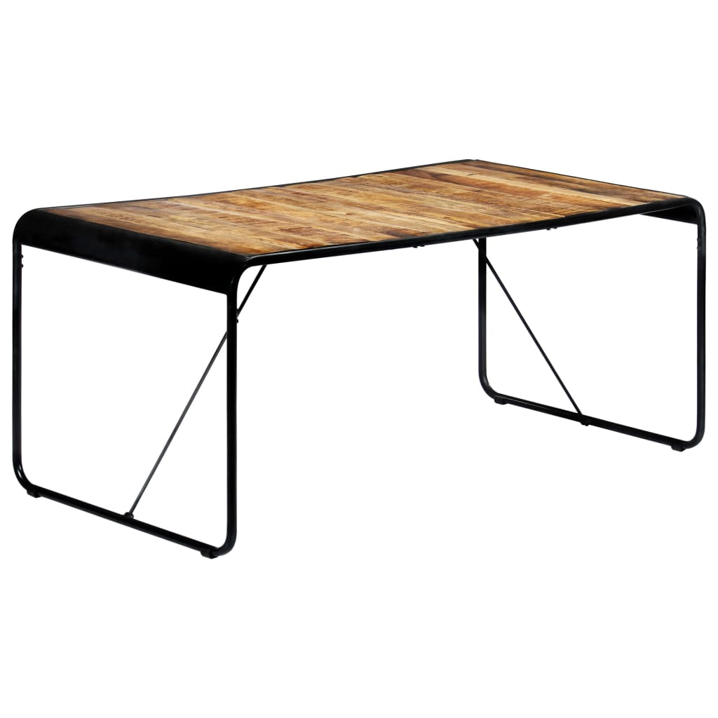 vidaXL Blagovaonski stol od masivnog grubog drva manga 180x90x76 cm