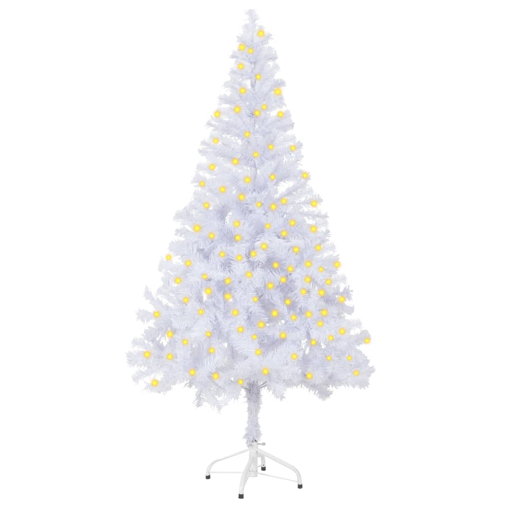 vidaXL Umjetno osvijetljeno božićno drvce sa stalkom 150 cm 380 grana