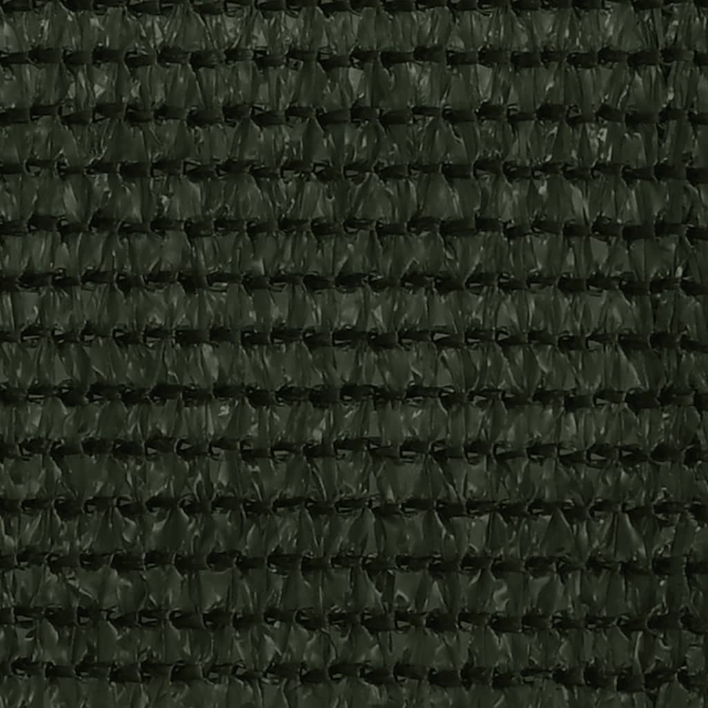 vidaXL Balkonski zastor tamnozeleni 90 x 600 cm HDPE