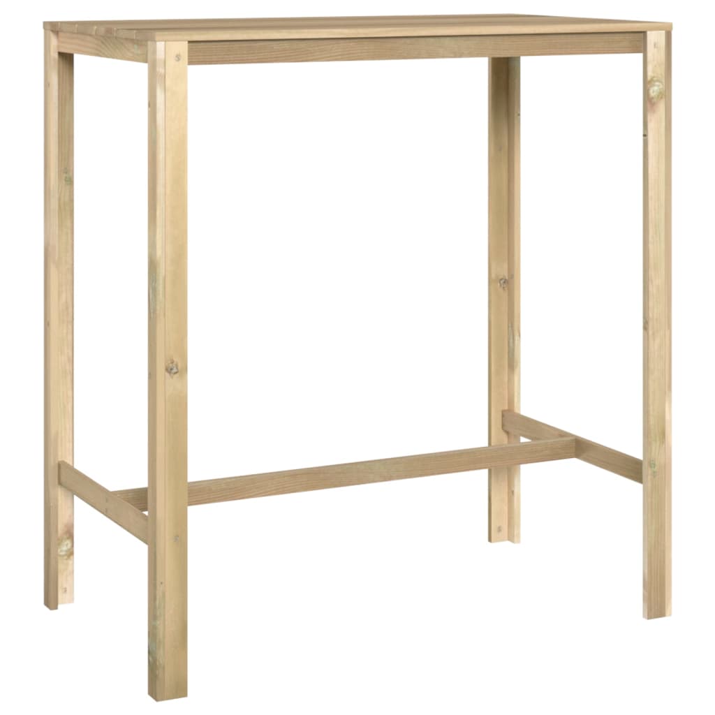 vidaXL Barski stol 110 x 60 x 110 cm od impregnirane borovine