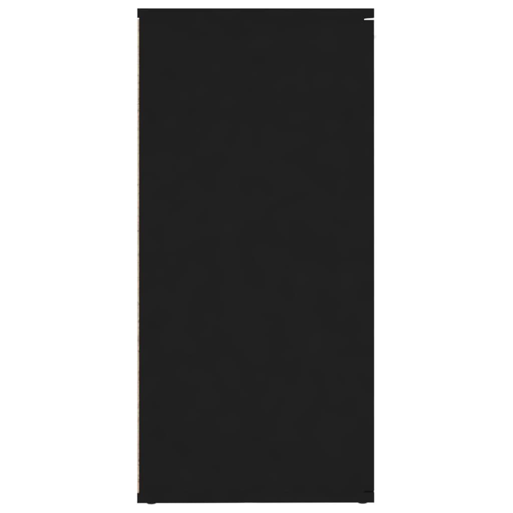 vidaXL Komoda crna 160 x 36 x 75 cm od iverice