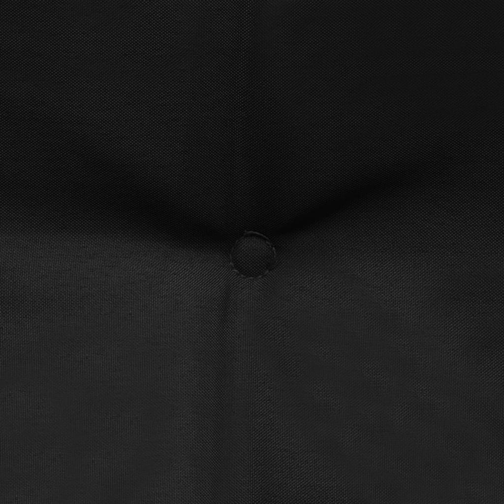 vidaXL Jastuk za ljuljačku crni 150 cm od tkanine