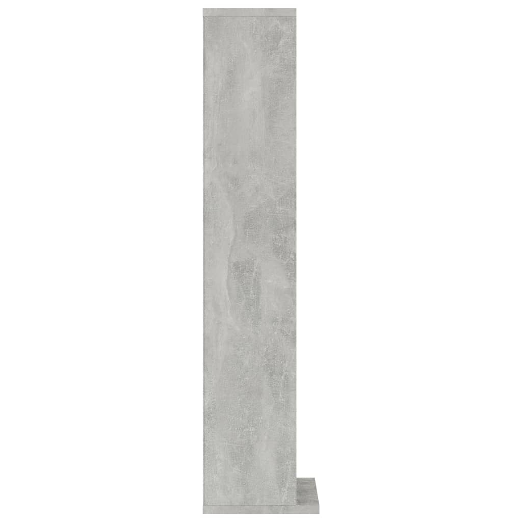 vidaXL Ormarić za CD-ove boja betona 21x20x88 cm od konstruiranog drva