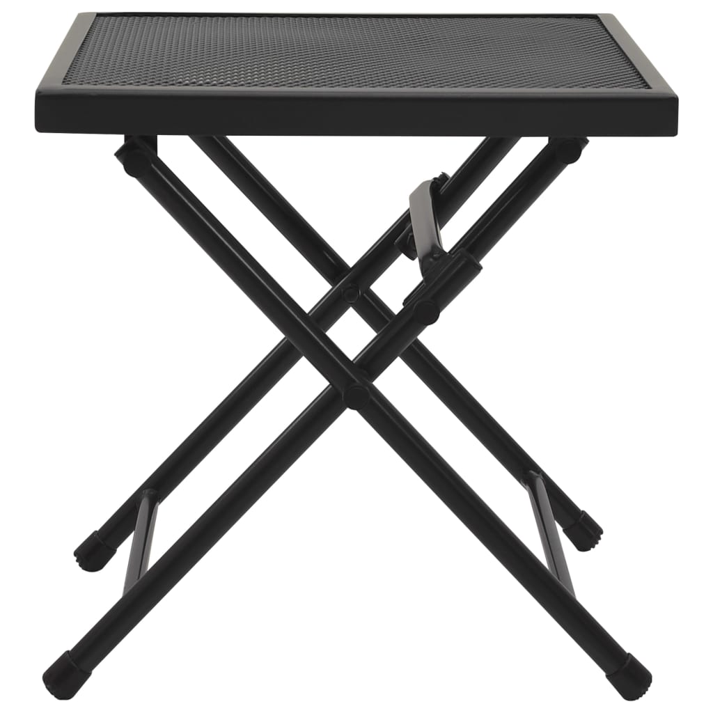 vidaXL Sklopivi mrežasti stol 38 x 38 x 38 cm čelični antracit