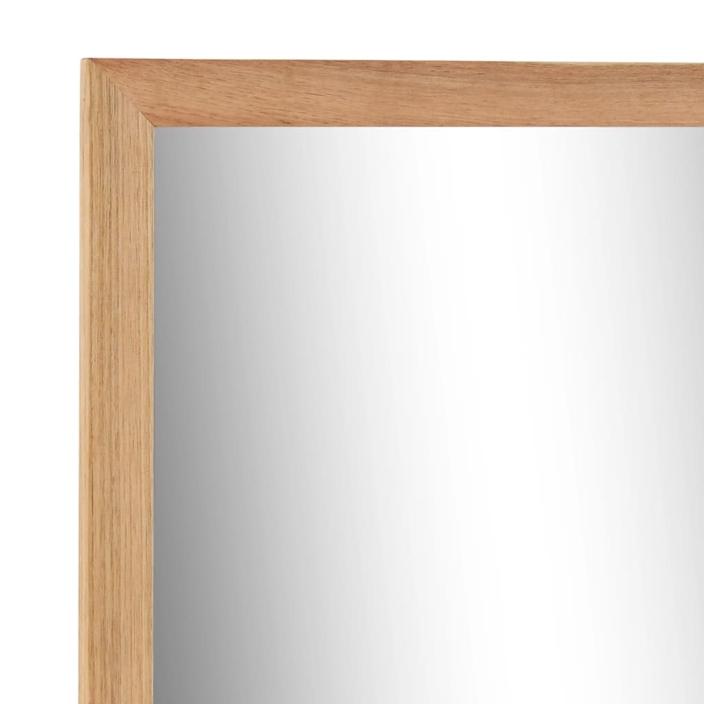 vidaXL Kupaonsko ogledalo od masivne orahovine 60 x 12 x 62 cm