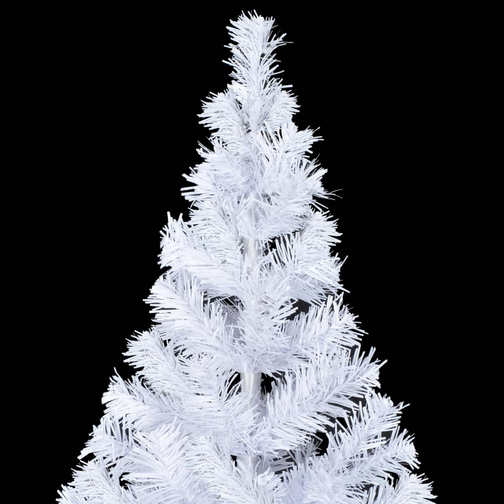 vidaXL Umjetno osvijetljeno božićno drvce s kuglicama 180 cm 620 grana