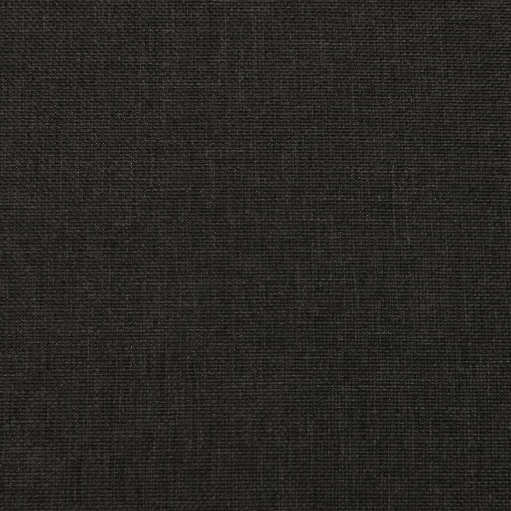 vidaXL Tabure crni 78 x 56 x 32 cm od tkanine