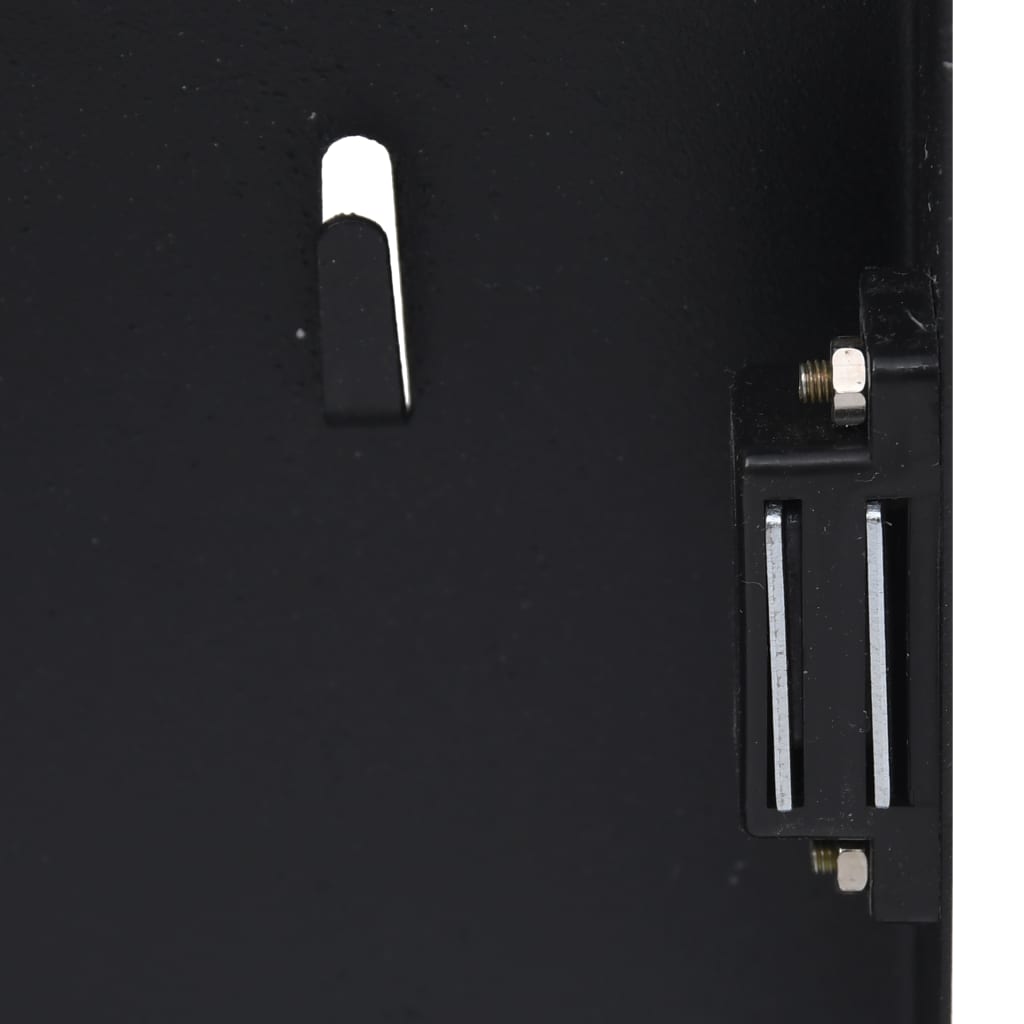 vidaXL Kutija za ključeve s magnetnom pločom crna 35 x 35 x 5,5 cm