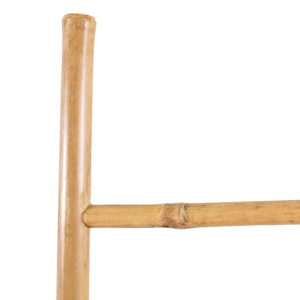 vidaXL Držač za Ručnike s 5 Prečki od Bambusa 150 cm