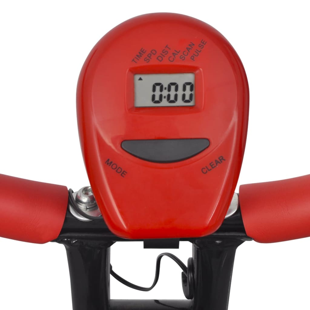vidaXL Sklopivi Magnetni Bicikl sa Naslonom 2,5 kg Zamašnjak