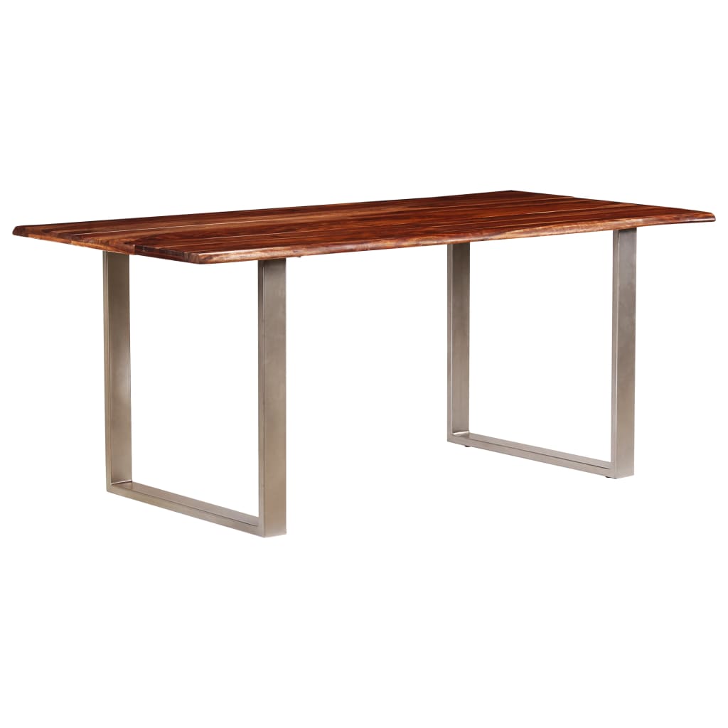 vidaXL Blagovaonski stol od masivnog drva šišama 180 x 90 x 76 cm