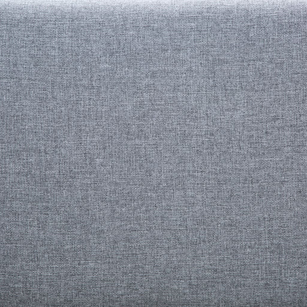 vidaXL Okvir za ležaj od tkanine s memorijskim madracem svjetlosivi