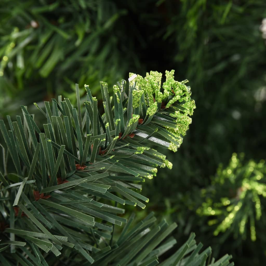 vidaXL Umjetno božićno drvce sa šiškama zeleno 150 cm