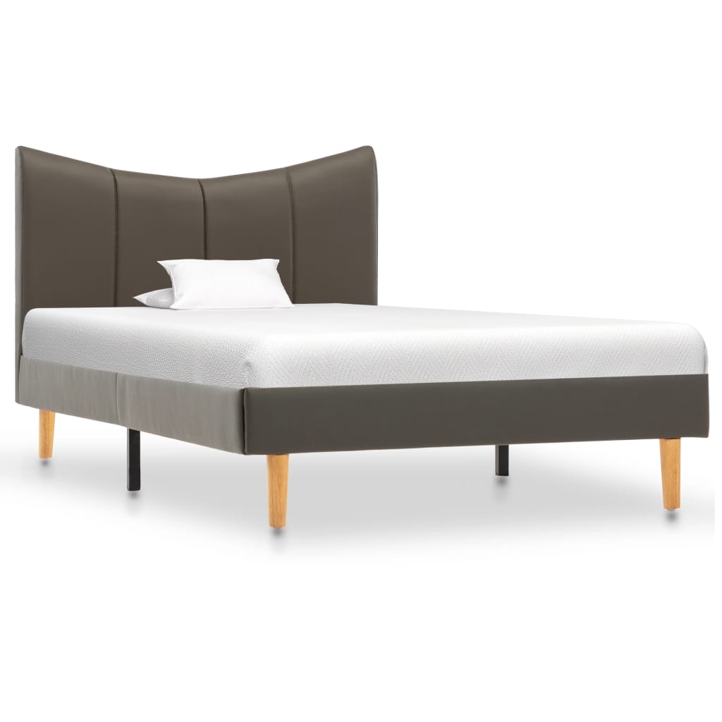 vidaXL Okvir za krevet od umjetne kože antracit 100 x 200 cm