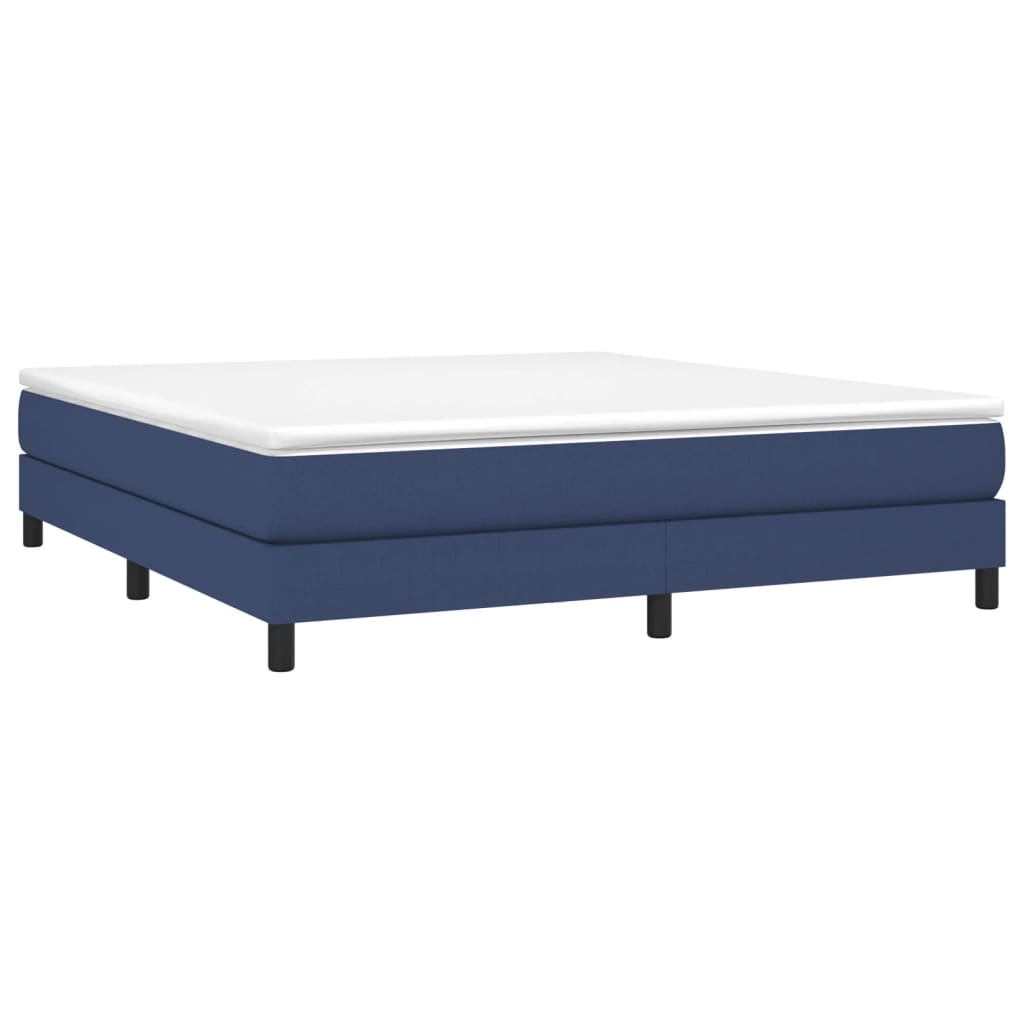 vidaXL Okvir za krevet plavi 160x200 cm od tkanine