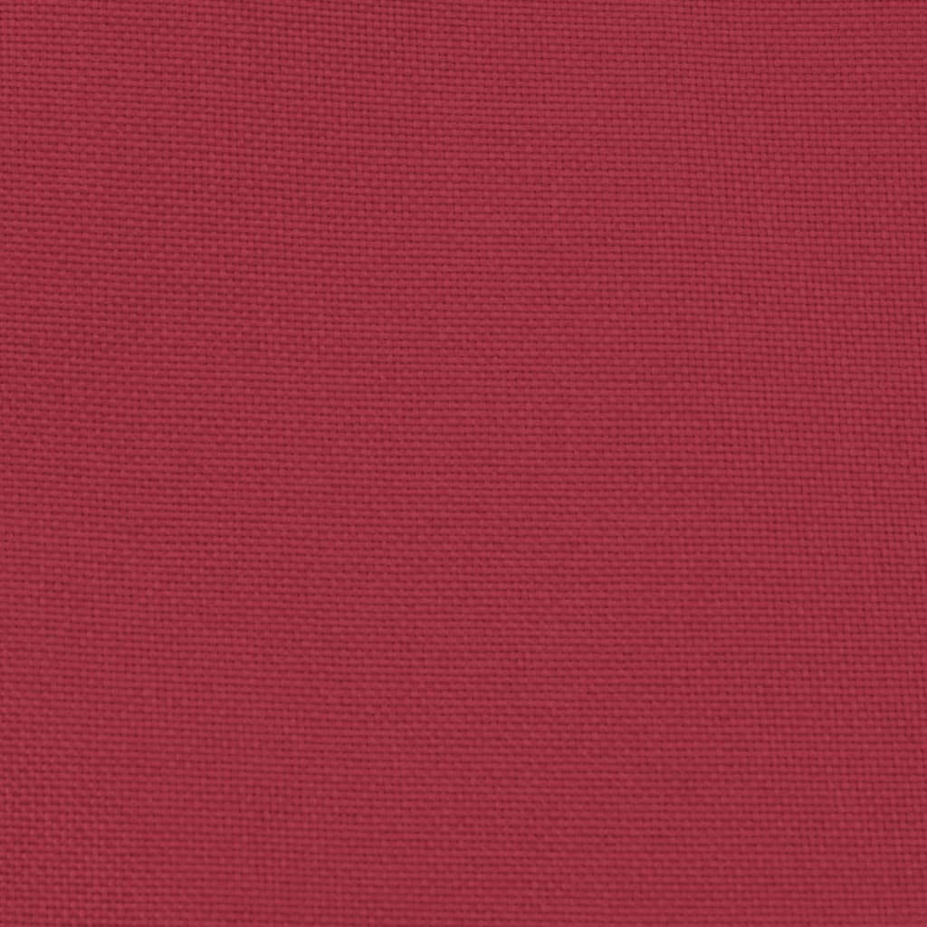 vidaXL Fotelja s tabureom crvena boja vina od tkanine