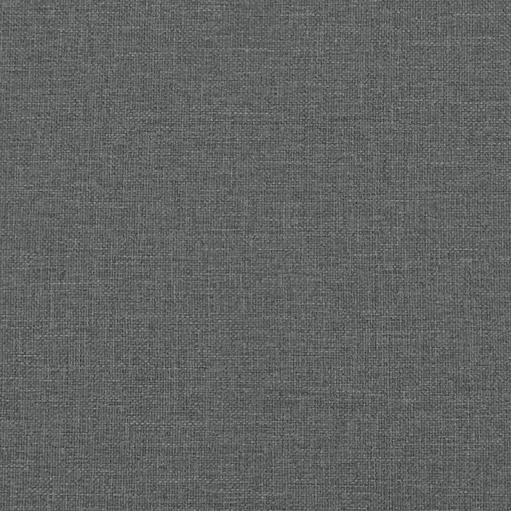 vidaXL Kutna garnitura na razvlačenje tamnosiva 275x140x70 cm tkanina