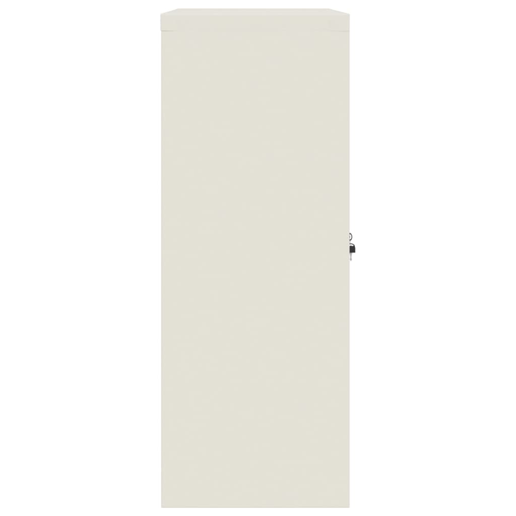 vidaXL Ormarić za spise bijeli 90 x 40 x 105 cm čelični