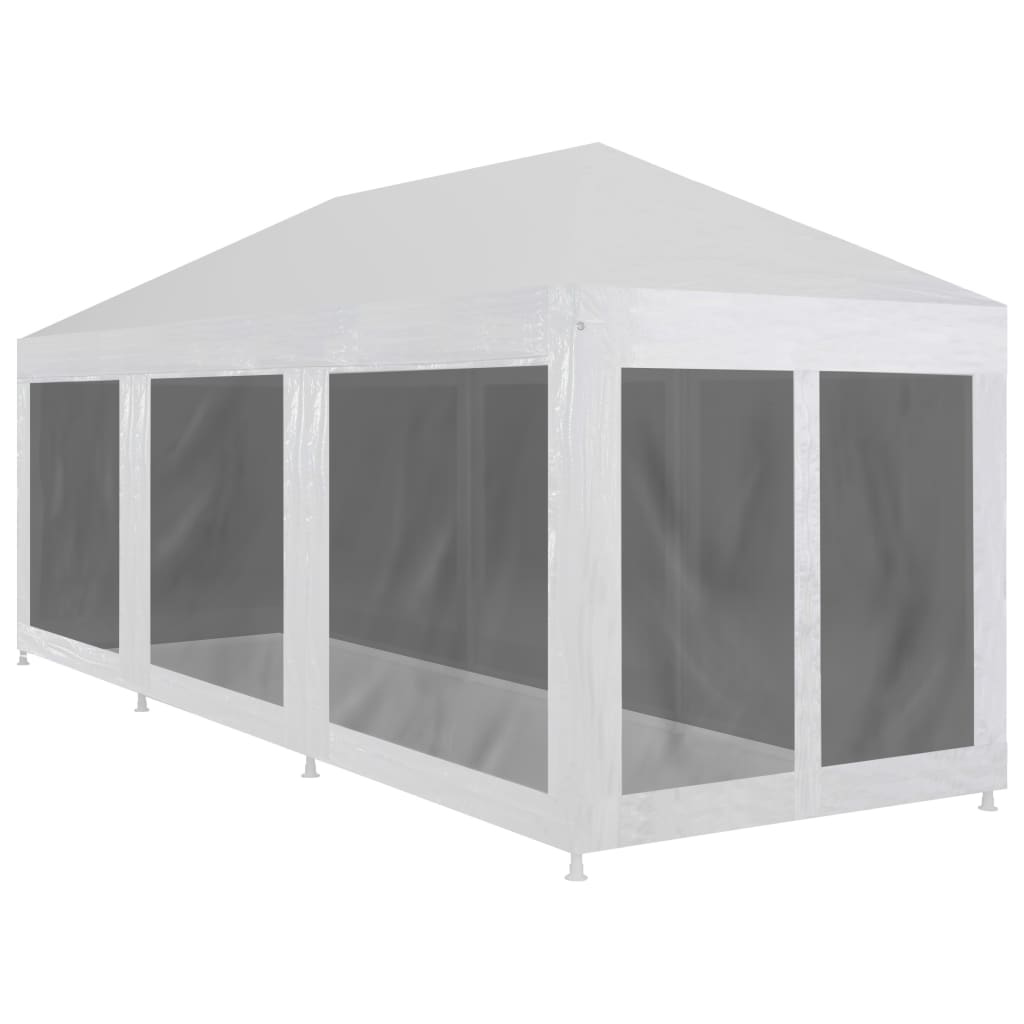 vidaXL Šator za zabave s 8 mrežastih bočnih zidova 9 x 3 m