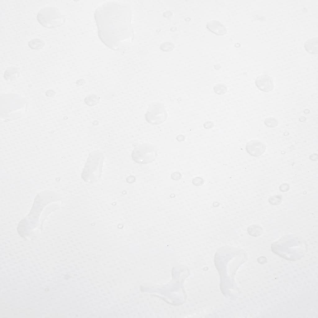 vidaXL Cerada bijela 4 x 5 m 650 g/m²